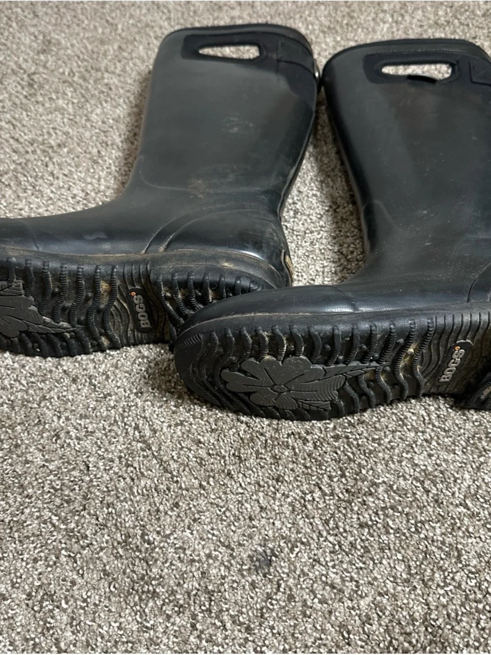 BOGS Tacoma Tall Black Waterproof Insulated Rain Boots Women’s Size 9